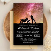 Romantische Twilight Galaxy Couple Wedding Einladu Einladung