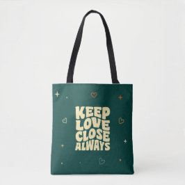 Romantische Typografie-Tragetasche Valentinstag-Ge Tasche
