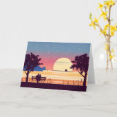 Romantische U-Boot-Karte Karte (Gelbe Blume)