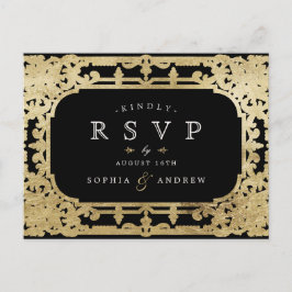 Romantische UAWG für romantische Hochzeiten Einladungspostkarte