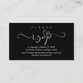 Romantische UAWG Wedding Einladung über die Websit (Vorderseite)