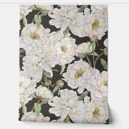 Romantische und elegante Wasserfarben Blumengestel Tapete