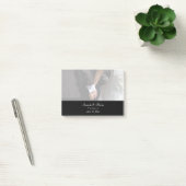 Romantische und elegante Wedding Couple Holding Ha Post-it Klebezettel (Büro)