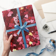 Romantische und festliche Rosa Herz Confetti