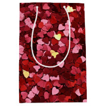Romantische und festliche Rosa Herz Confetti