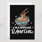 Romantische und lustige Puppe auf Ramen Einladung (Vorne/Hinten)