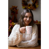 Romantische und minimalistische Niedliche rosa Her Kaffeetasse