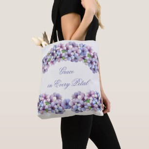 Romantische und poetische Pasta Lilac Wasserfarbe Tasche