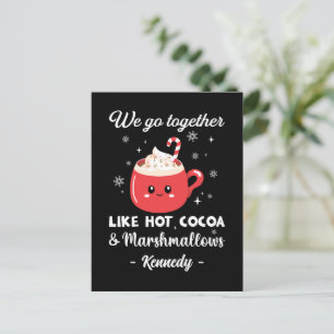 Romantische und sonnige Weihnachten Postkarte