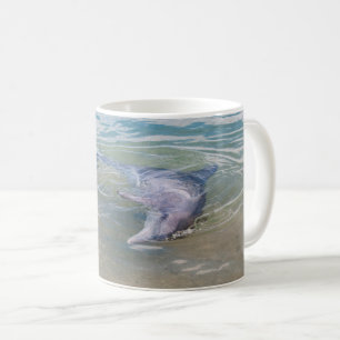 Romantische und spielerische Monkey Mia Dolphin Kaffeetasse