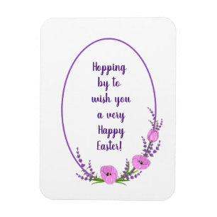 Romantische Urlaubskränke Tulip Blume Ostern Magnet