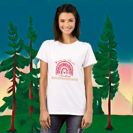 Romantische Valentine, du bist mein Regenbogenlieb T-Shirt