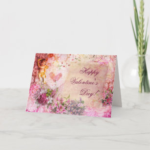 Romantische Valentine Feiertagskarte