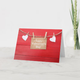 Romantische Valentinenkarte Feiertagskarte