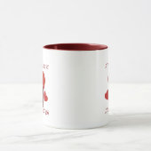 Romantische Valentinische Tasse (Zentrum)
