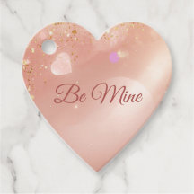 Romantische Valentinstag-Anhänger – Rosafarben