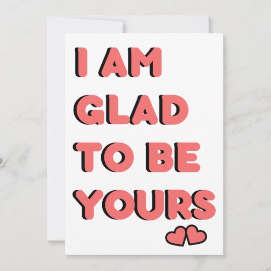 Romantische Valentinstag Card Feiertagskarte (Vorderseite)