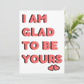 Romantische Valentinstag Card Feiertagskarte (Stehend Vorderseite)