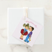 Romantische Valentinstag-Geschenk-Begrüßungstags Geschenkanhänger (Beispiel)