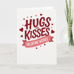 Romantische Valentinstag-Grüße Karte