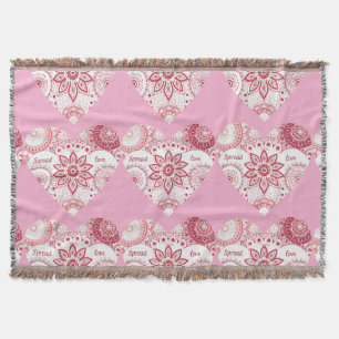 Romantische Valentinstag-Mandala Decke