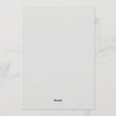 Romantische Valentinstag-Party - Moderne Liebesthe Einladung (Rückseite)