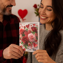Romantische Valentinstag Rote Rose