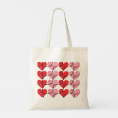 Romantische Valentinstag Tote Tasche - Niedlich & (Rückseite)
