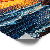 Romantische Valentinstag-Zitate Poster (Ecke)