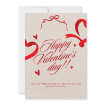 Romantische Valentinstagskarte – Elegantes Liebesd