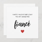 Romantische Valentintagskarte (Vorne/Hinten)