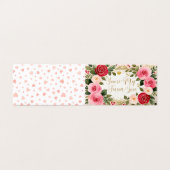 Romantische Valentintagskarte (Außenseite Aufgefaltet)