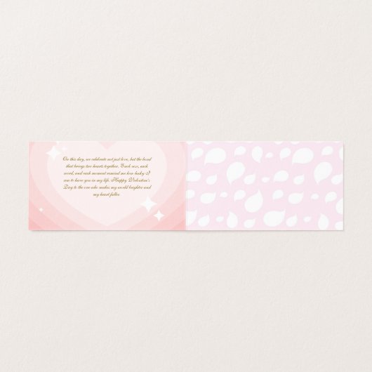 Romantische Valentintagskarte (Innenseite Aufgefaltet)