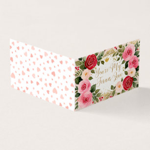 Romantische Valentintagskarte