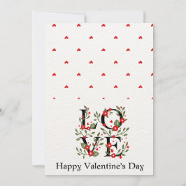 Romantische Valentintagskarte für Ihr Liebes Einladung