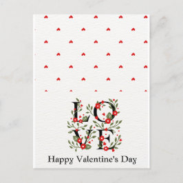 Romantische Valentintagskarte für Ihr Liebes Postkarte