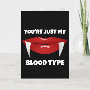 ROMANTISCHE VAMPIRESS FUNNY GREETCARD KARTE