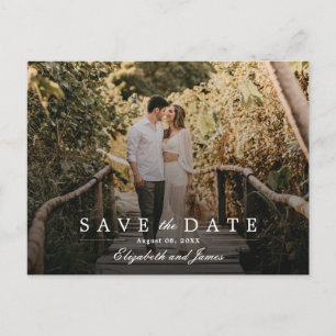 Romantische Verlobung Foto Save the Date Hochzeit Postkarte