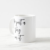 Romantische Verlobung Ring Kaffee Tasse (Vorderseite Links)