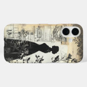 Romantische Viktorianische Collage Scrapbook Monog Case-Mate iPhone Hülle (Rückseite (Horizontal))