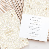 Romantische Viktorianische Hochzeitseinladung mit  Einladung