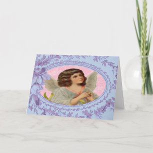 Romantische Viktorianische Osterkarte Feiertagskarte