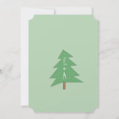 Romantische Vintag Fox Hochzeitseinladung Einladung (Rückseite)