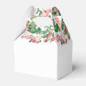 Romantische Vintage Blume Geschenkschachtel (Rückseite)