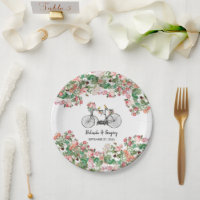 Romantische Vintage Blume und Hochzeiten von Vögel