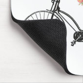 Romantische Vintage Blume und Vögel Mousepad (Ecke)