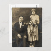 Romantische Vintage Bräunungskarten und Geschenke Postkarte (Vorne/Hinten)