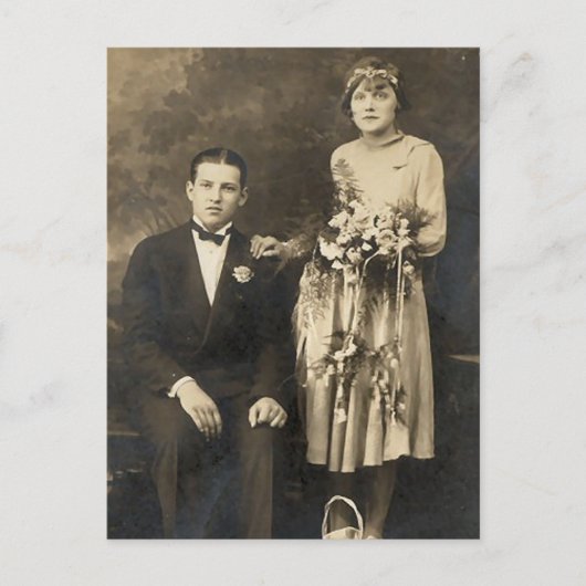 Romantische Vintage Bräunungskarten und Geschenke Postkarte (Vorderseite)