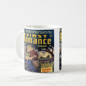 Romantische Vintage Comic Book Design Kaffee Tasse (Vorderseite Links)