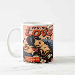 Romantische Vintage Comic Book Design Kaffee Tasse